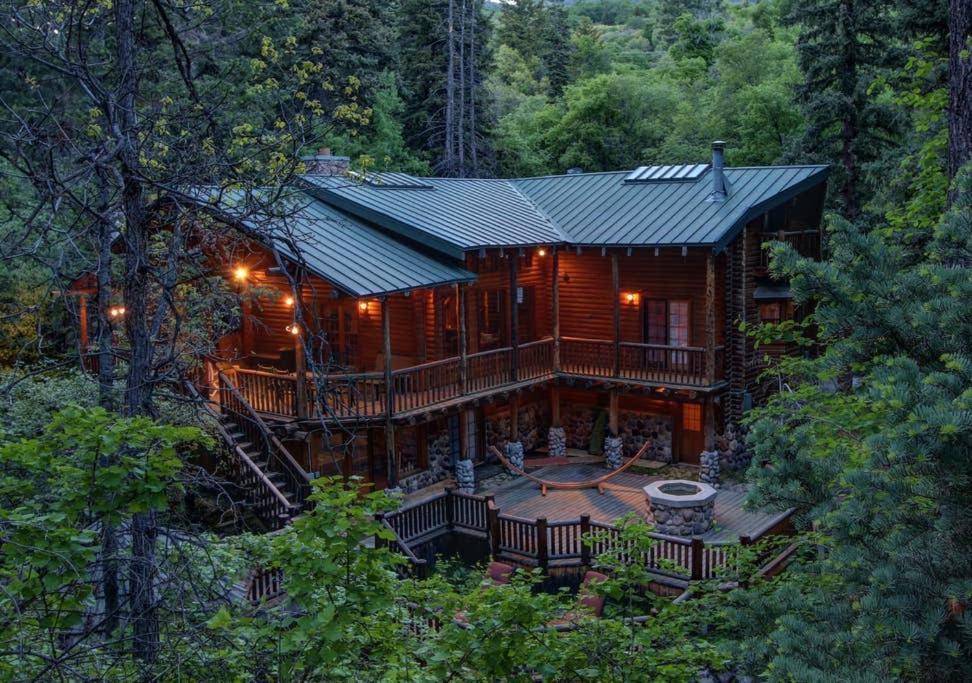 Log Cabin On The Stream Sundance, Utah المظهر الخارجي الصورة
